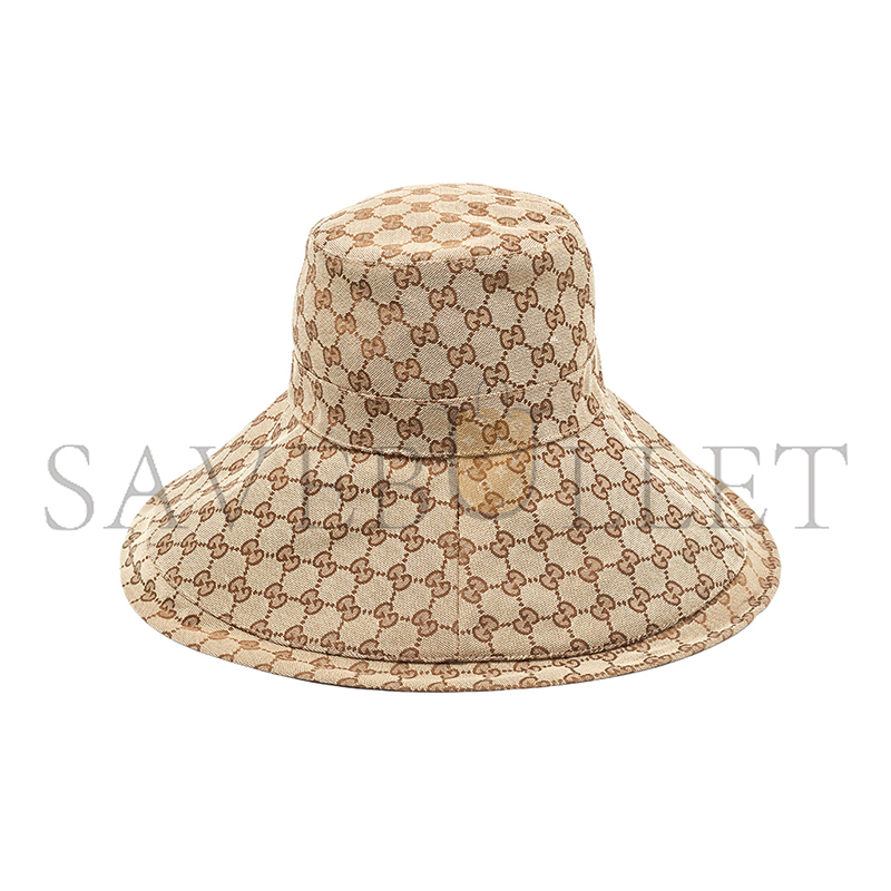 GUCCI GG CANVAS WIDE BRIM HAT 631958